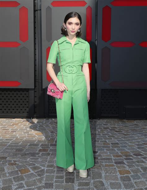 gucci jumpsuit green